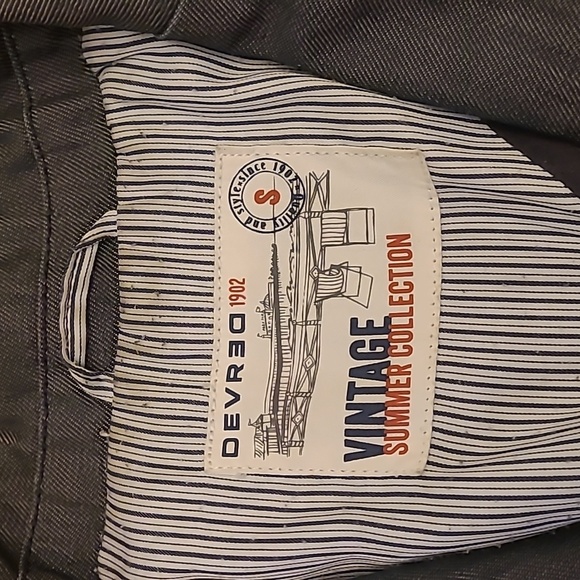 Devred 1902 Denim/Jean Blazer Jacket w/ Pockets Vintage Summer Collection - Picture 3 of 14